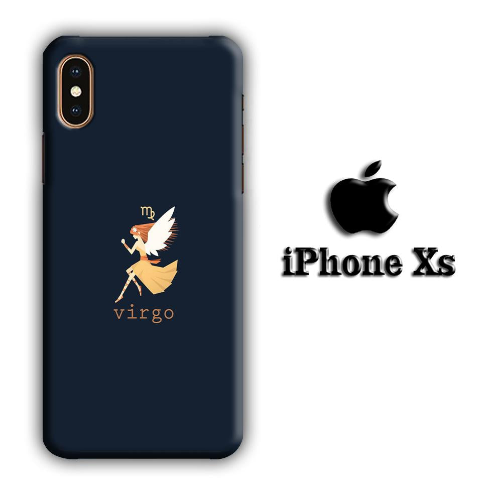 Zodiac Virgo 002 coque 3D iPhone Xs