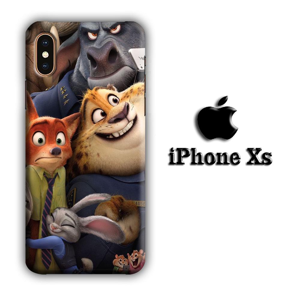 Zootopia Wallpaper coque 3D iPhone Xs