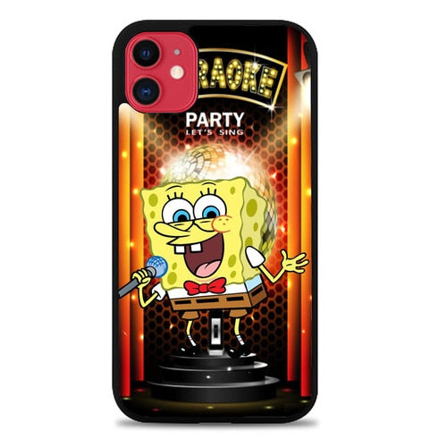 Coque iphone 5 6 7 8 plus x xs xr 11 pro max Spongebob Singing S0255