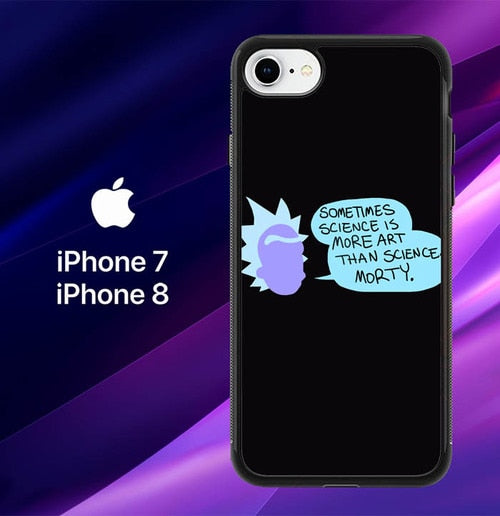 Nice Quotes of Rick and Morty S0415 coque iPhone 7 , iPhone 8