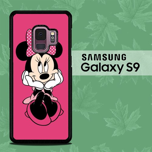 Girly Minnie Mouse O0728A coque Samsung Galaxy S9