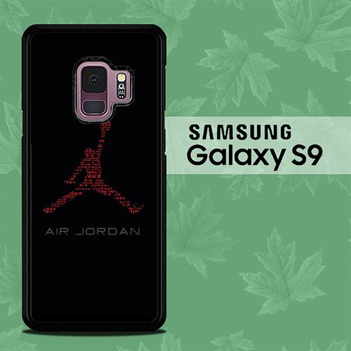 Air Jordan Typography O0835 coque Samsung Galaxy S9