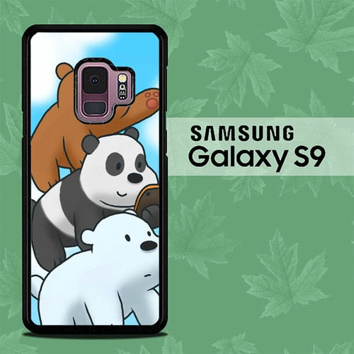 Grizz, Panda, and Ice Bear O0979 coque Samsung Galaxy S9