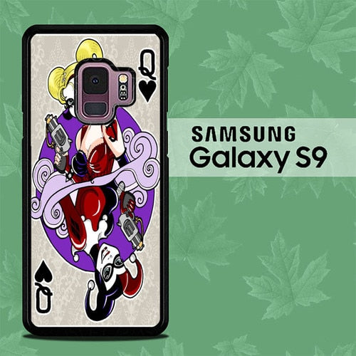 Card Of Harley Quinn O3237 coque Samsung Galaxy S9