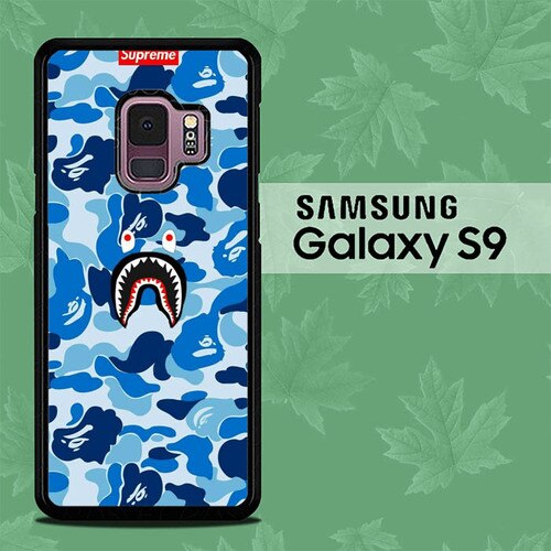 Supreme Bape O7224 coque Samsung Galaxy S9