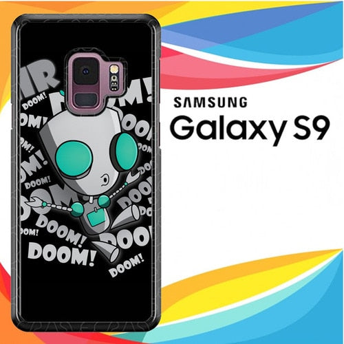 invader zim gir doom song Z0621 coque Samsung Galaxy S9