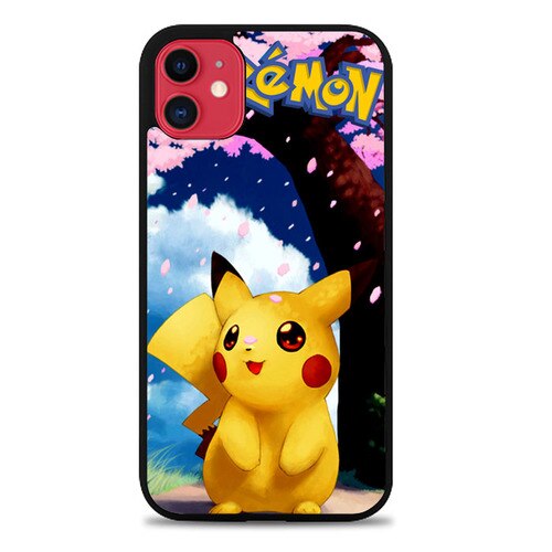 Coque iphone 5 6 7 8 plus x xs xr 11 pro max Awesome Sakura Sweet Pikachu Pokemon