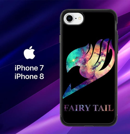 Fairy Tail Logo Galaxy Space Z0172 coque iPhone 7 , iPhone 8