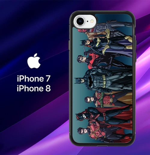 Batman Batfamily Z0351 coque iPhone 7 , iPhone 8
