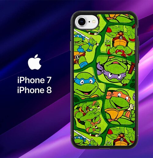 Teenage Mutant Ninja Turtles Collage Z1415 coque iPhone 7 , iPhone 8