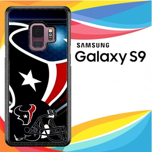 Houston Texans logo Z3003 coque Samsung Galaxy S9