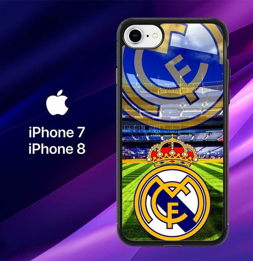 Real Madrid logo Z3077 coque iPhone 7 , iPhone 8