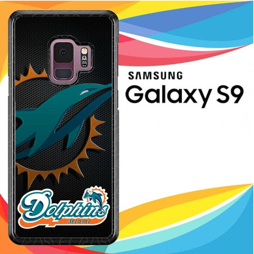 Miami Dolphins Z3158 coque Samsung Galaxy S9