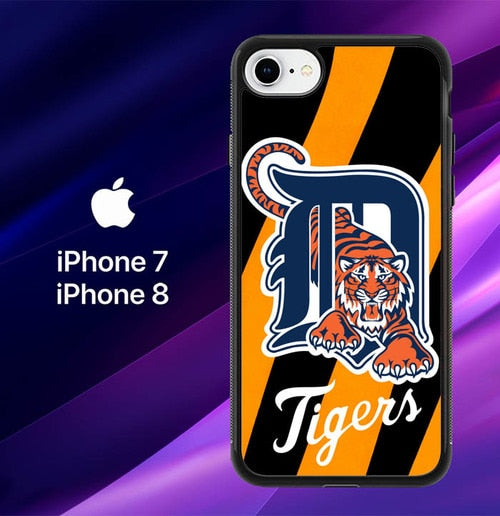 Detroit Tigers Z3183 coque iPhone 7 , iPhone 8