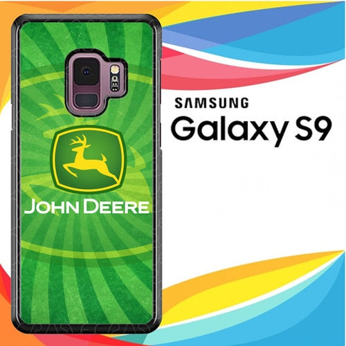 John Deere Tractors logo Z3365 coque Samsung Galaxy S9