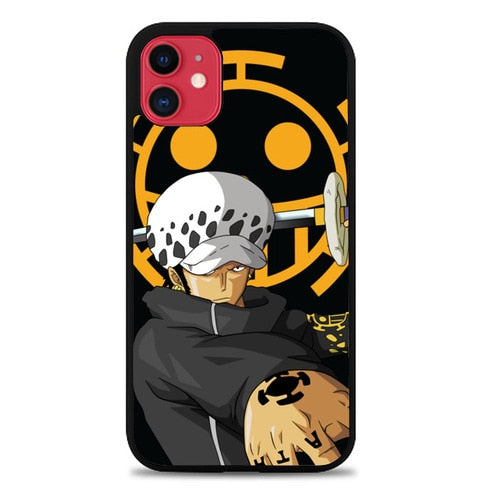 Coque iphone 5 6 7 8 plus x xs xr 11 pro max One Piece Trafalgar Law Z3503