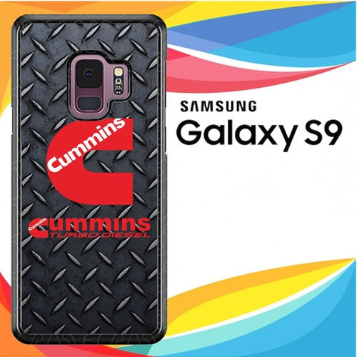 cummins turbo diesel logo Z3883 coque Samsung Galaxy S9