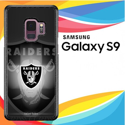 Logo Oakland Raiders Z4062 coque Samsung Galaxy S9