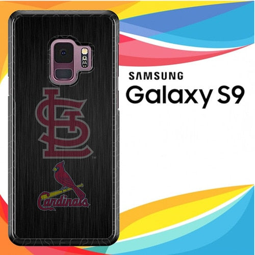 St. Louis Cardinals logo wood Z4064 coque Samsung Galaxy S9