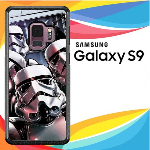 Star Wars Stormtrooper Selfie Z4205 coque Samsung Galaxy S9