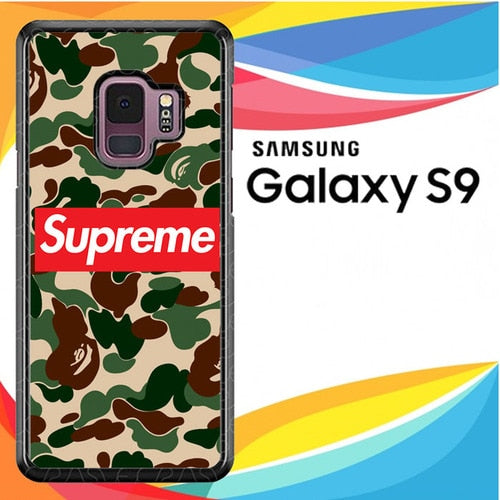 supreme camouflage Z4941 coque Samsung Galaxy S9