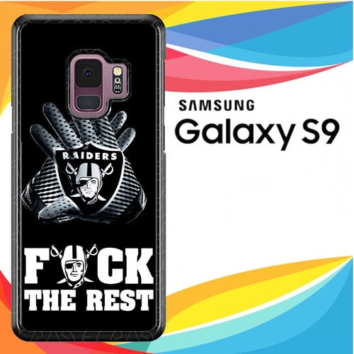 Oakland Raiders Z5272 coque Samsung Galaxy S9