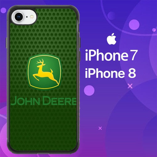 john deere logo carbonZ5353 coque iPhone 7 , iPhone 8