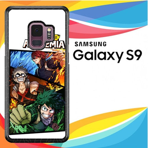 Anime Boku No Hero Academia Z7142 coque Samsung Galaxy S9