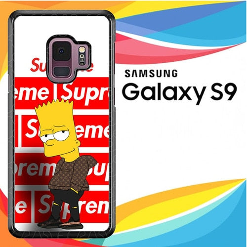 Bart Simpson Supreme Z7144 coque Samsung Galaxy S9