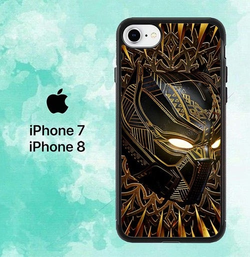 black panther gold Z4303 iPhone 7 , 8 Case