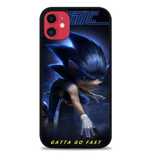 Coque iphone 5 6 7 8 plus x xs xr 11 pro max Sonic The hedgehog Z4755