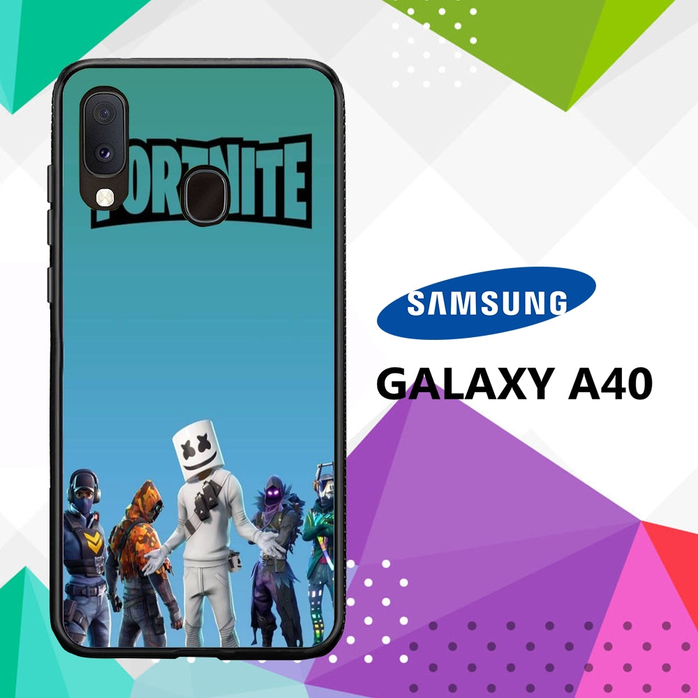 coque case samsung galaxy a40 B9635 fortnite wallpaper 32mV2