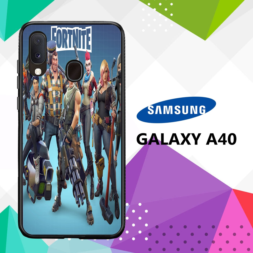 coque case samsung galaxy a40 I5093 fortnite wallpaper 32uD6