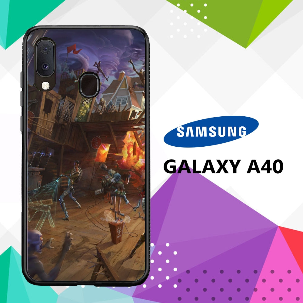 coque case samsung galaxy a40 P2225 fortnite wallpaper 32hP7