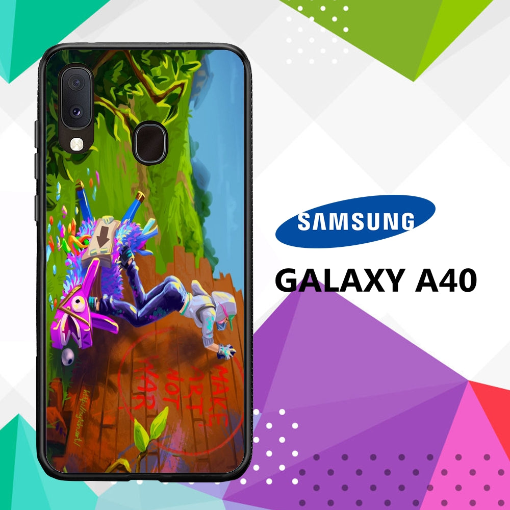 coque case samsung galaxy a40 T8285 fortnite wallpaper 32vJ3