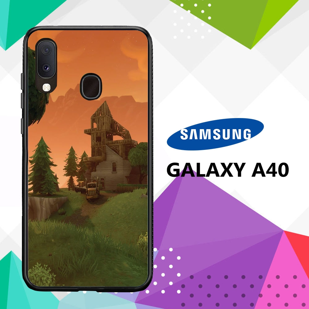 coque case samsung galaxy a40 U2804 fortnite wallpaper 32yR4