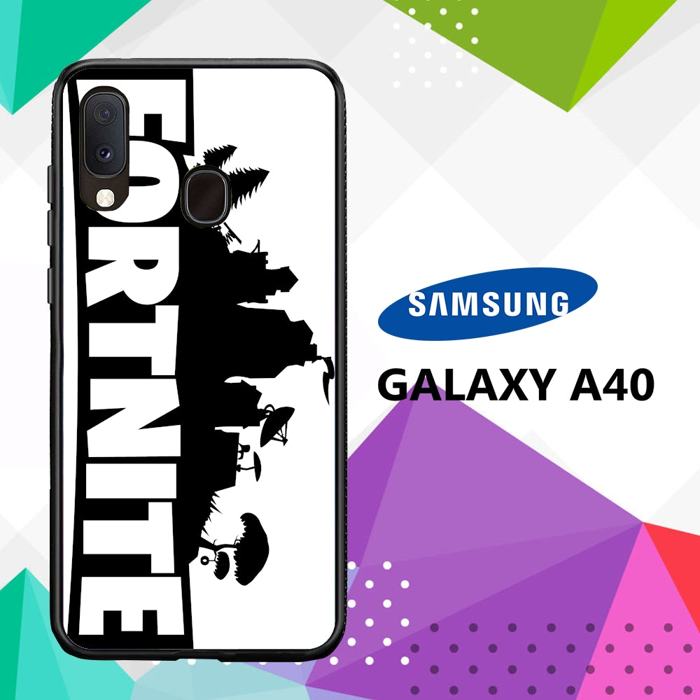 coque case samsung galaxy a40 W3565 fortnite wallpaper 32eF2