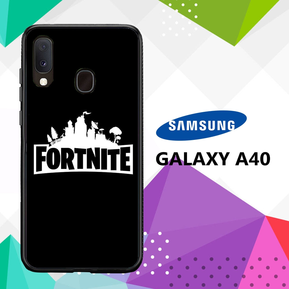 coque case samsung galaxy a40 Z1039 fortnite wallpaper 32vD0