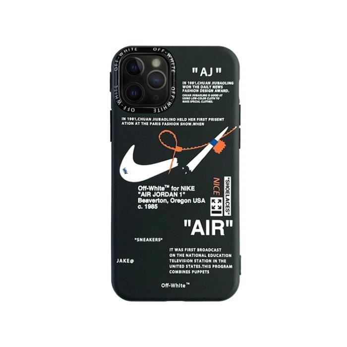 Coque iPhone 11Nike Air Jordan KAWS Gris 1 Antichoc Premium Coque Compatible iPhone 11