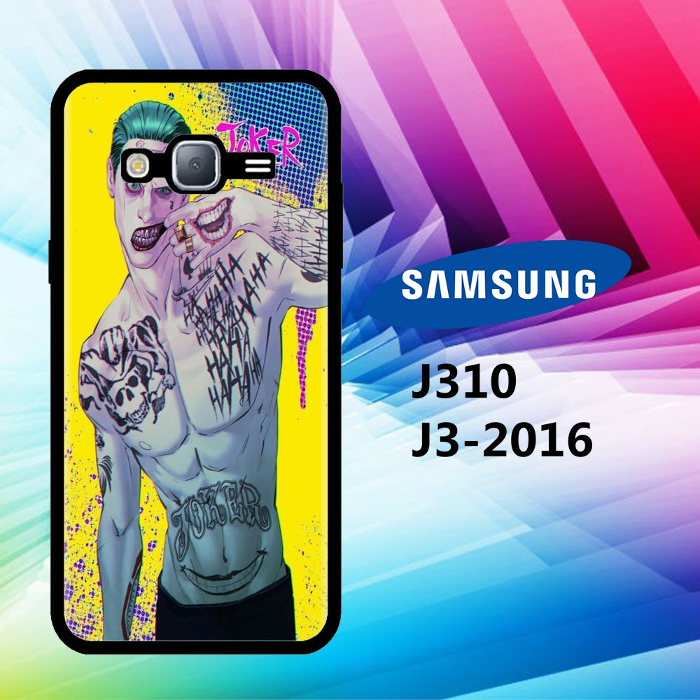 coque samsung J3 2016 J310 Harley quinn wallpaper