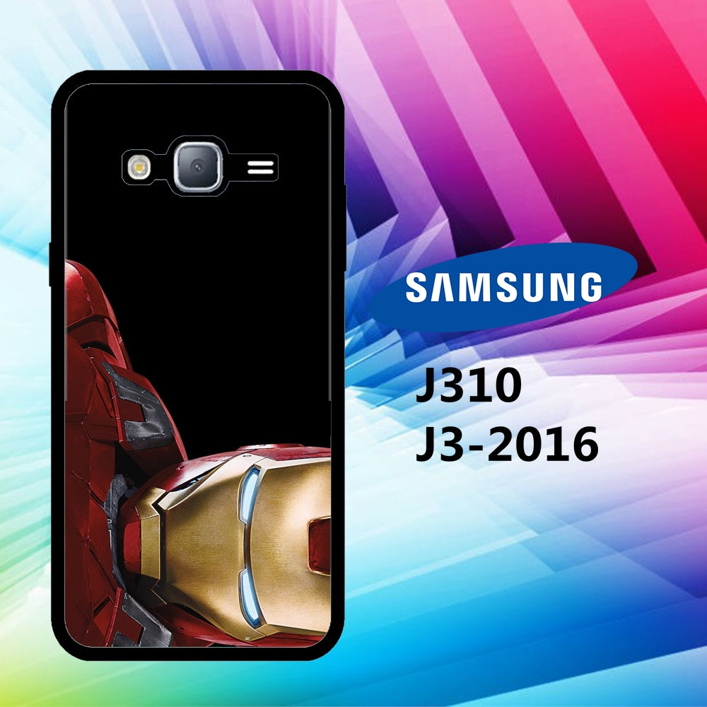 coque samsung J3 2016 J310 Iron man wallpaper