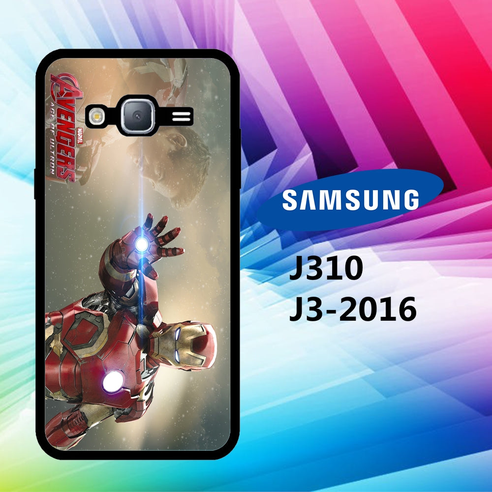 coque samsung J3 2016 J310 Iron man wallpaper