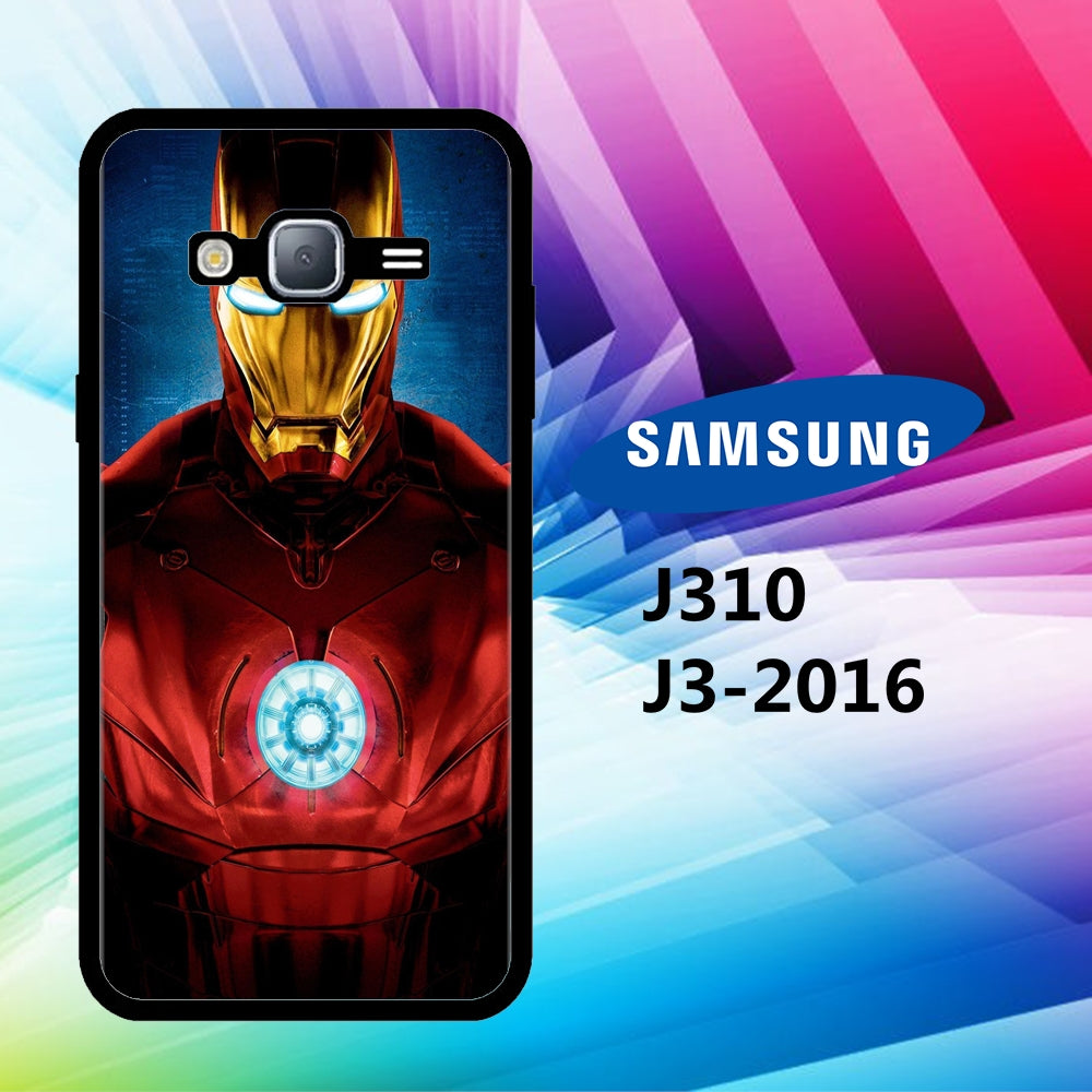 coque samsung J3 2016 J310 Iron man wallpaper