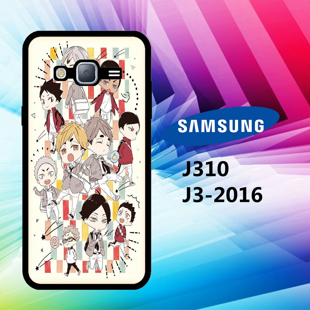 coque samsung J3 2016 J310 haikyuu wallpaper