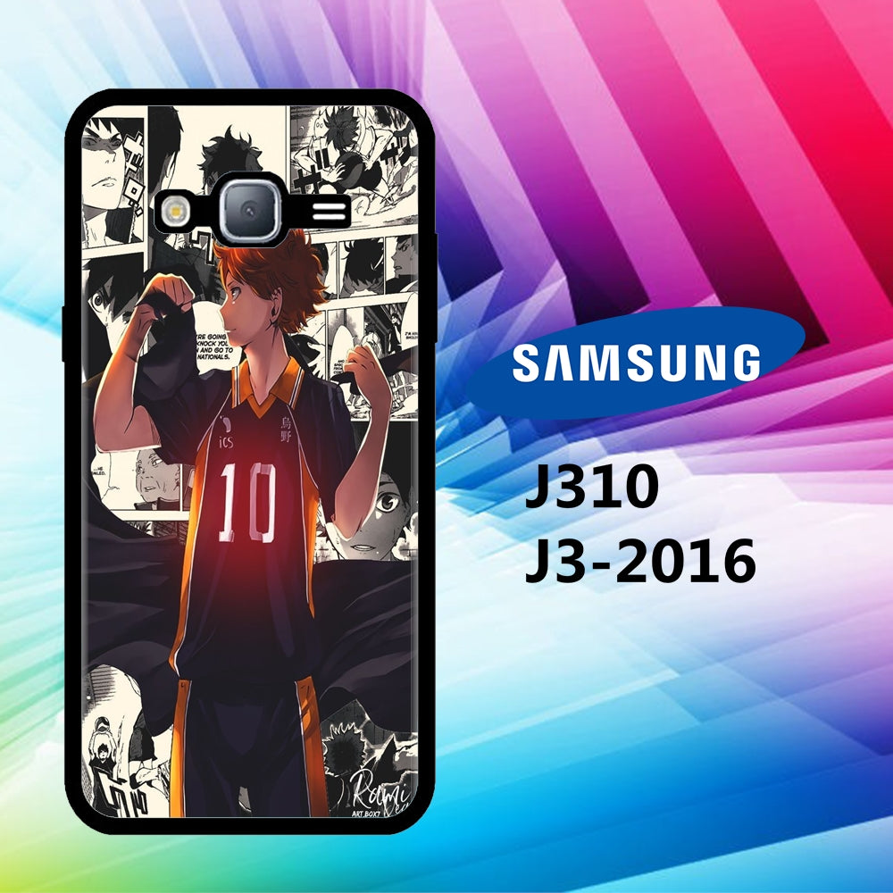 coque samsung J3 2016 J310 haikyuu wallpaper