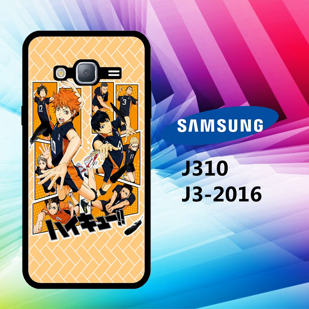 coque samsung J3 2016 J310 haikyuu wallpaper