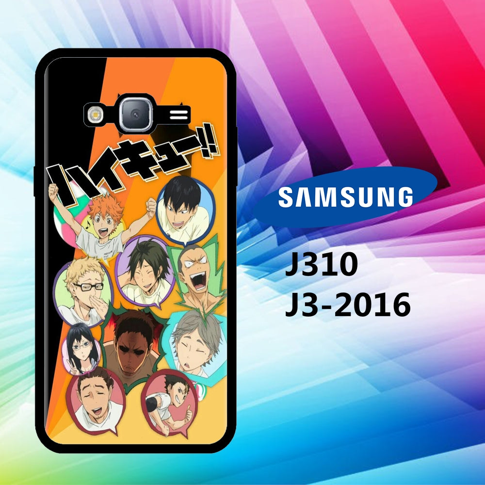 coque samsung J3 2016 J310 haikyuu wallpaper