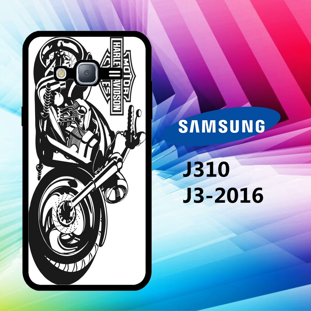 coque samsung J3 2016 J310 harley davidson wallpaper