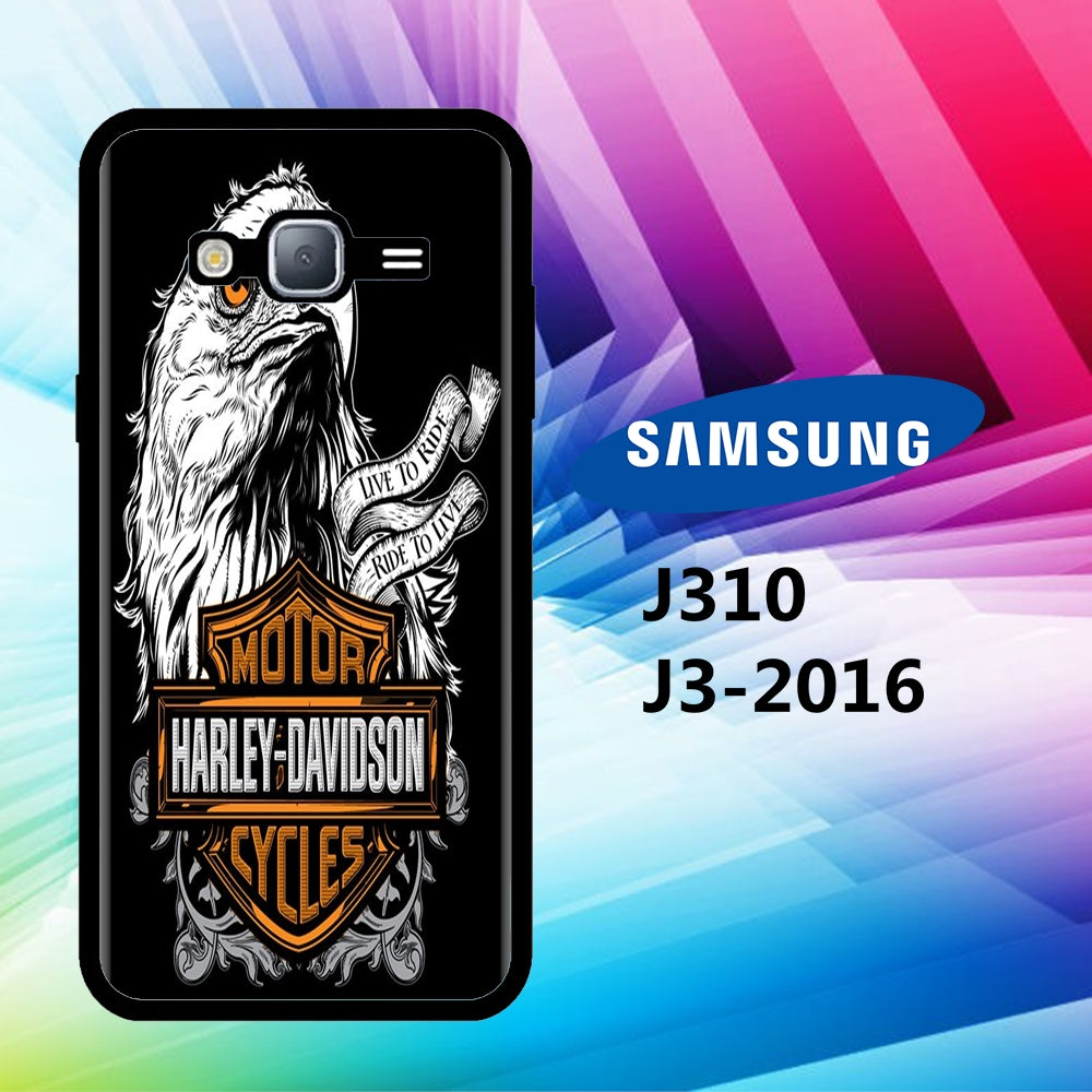 coque samsung J3 2016 J310 harley davidson wallpaper