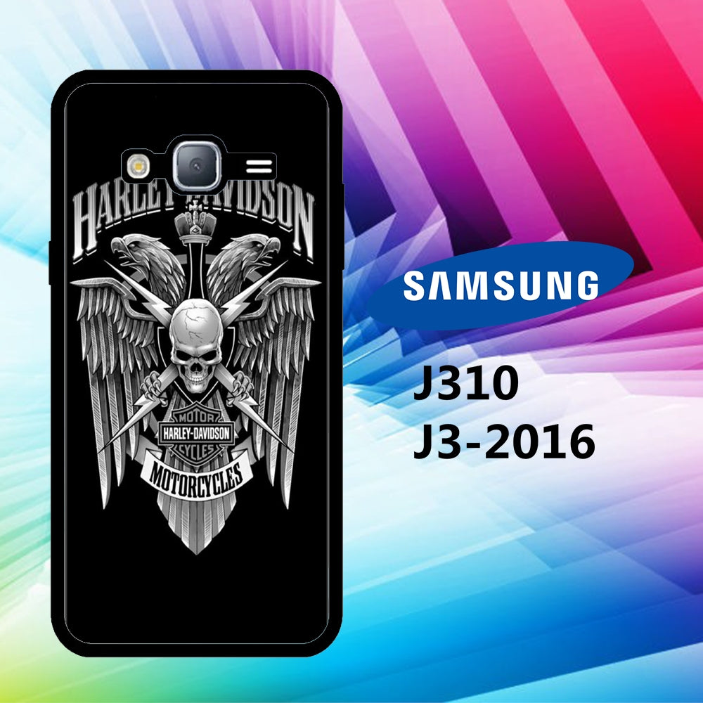 coque samsung J3 2016 J310 harley davidson wallpaper